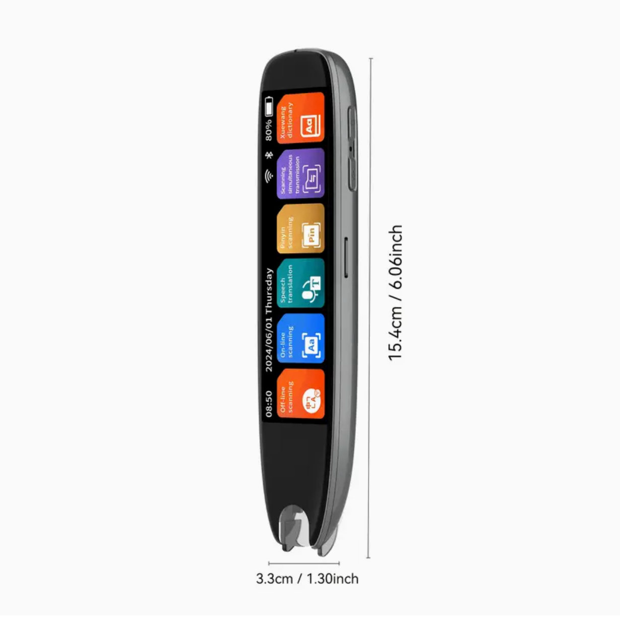 Stylo-Scanner de Traduction 142 Langues – Wi-Fi, Écran 3,5", Caméra & Batterie USB + CADEAU OFFERT!