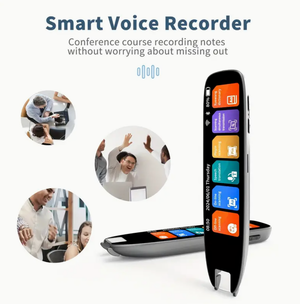 Stylo-Scanner de Traduction 142 Langues – Wi-Fi, Écran 3,5", Caméra & Batterie USB + CADEAU OFFERT!