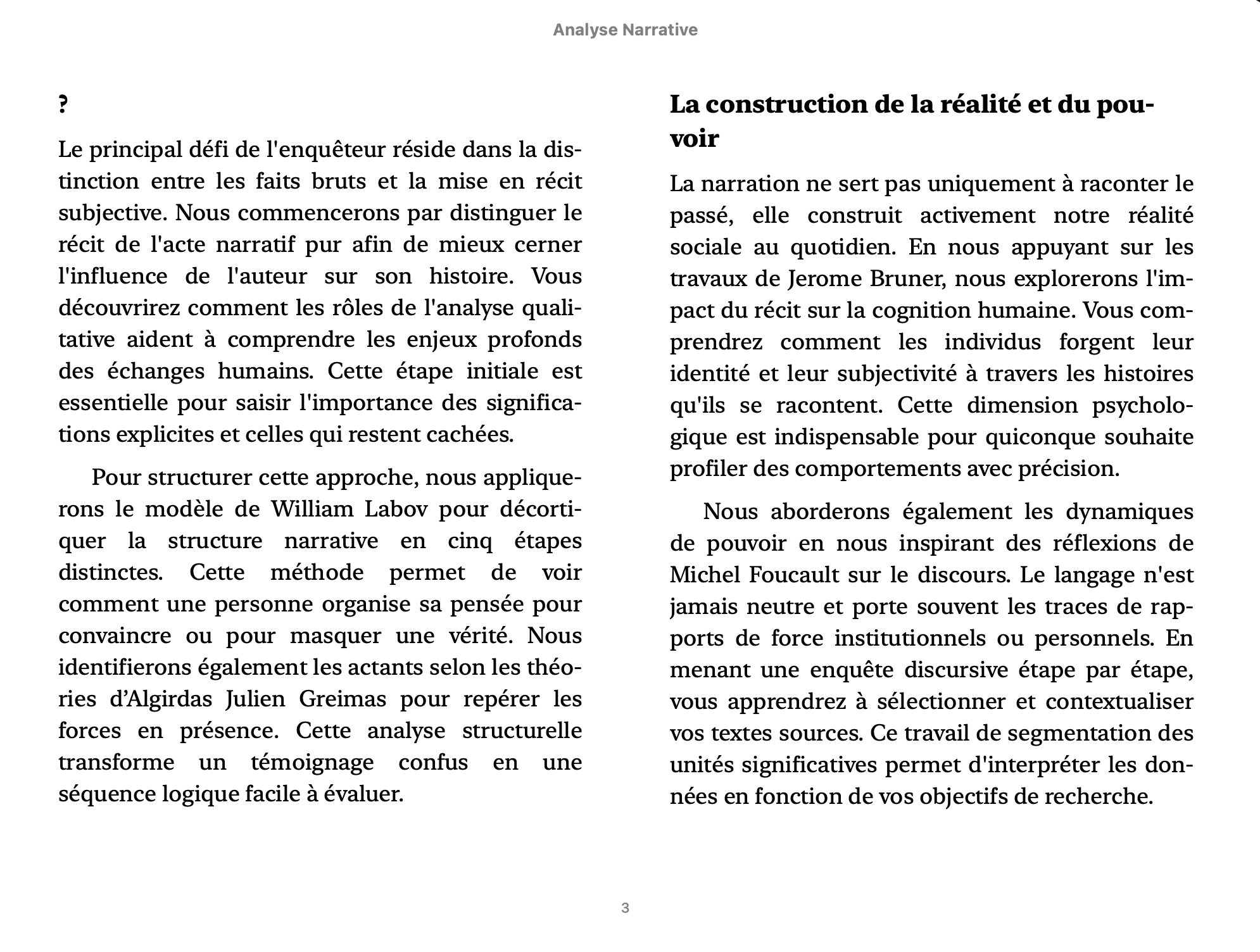 Analyse Narrative : Le guide complet du Profiler (Savoir Communiquer dans un monde en Crises)