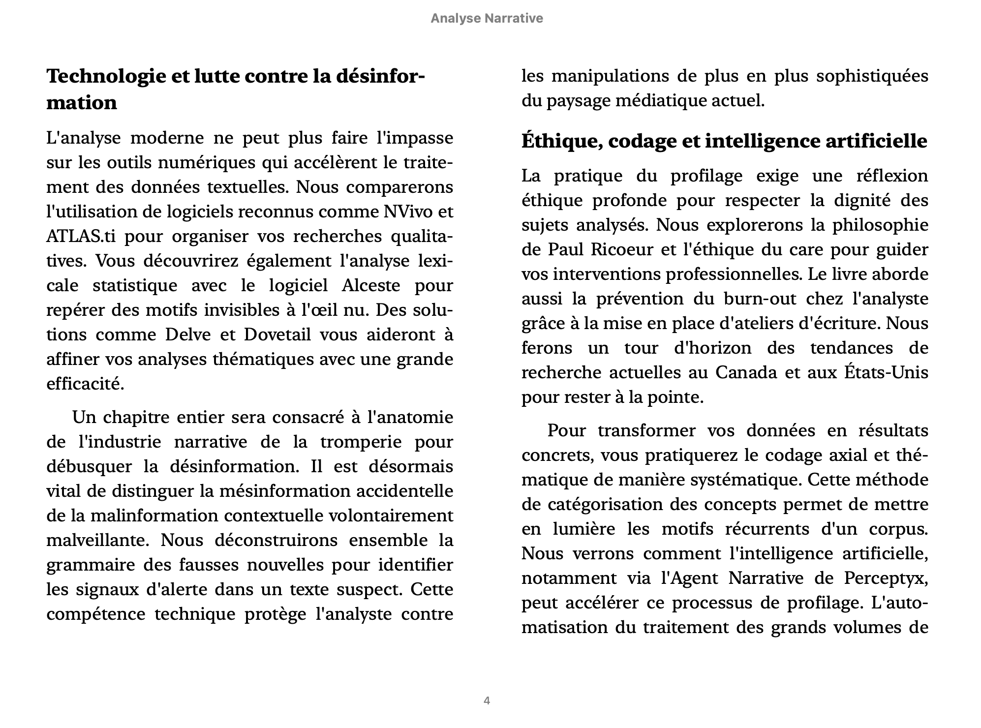 Analyse Narrative : Le guide complet du Profiler (Savoir Communiquer dans un monde en Crises)