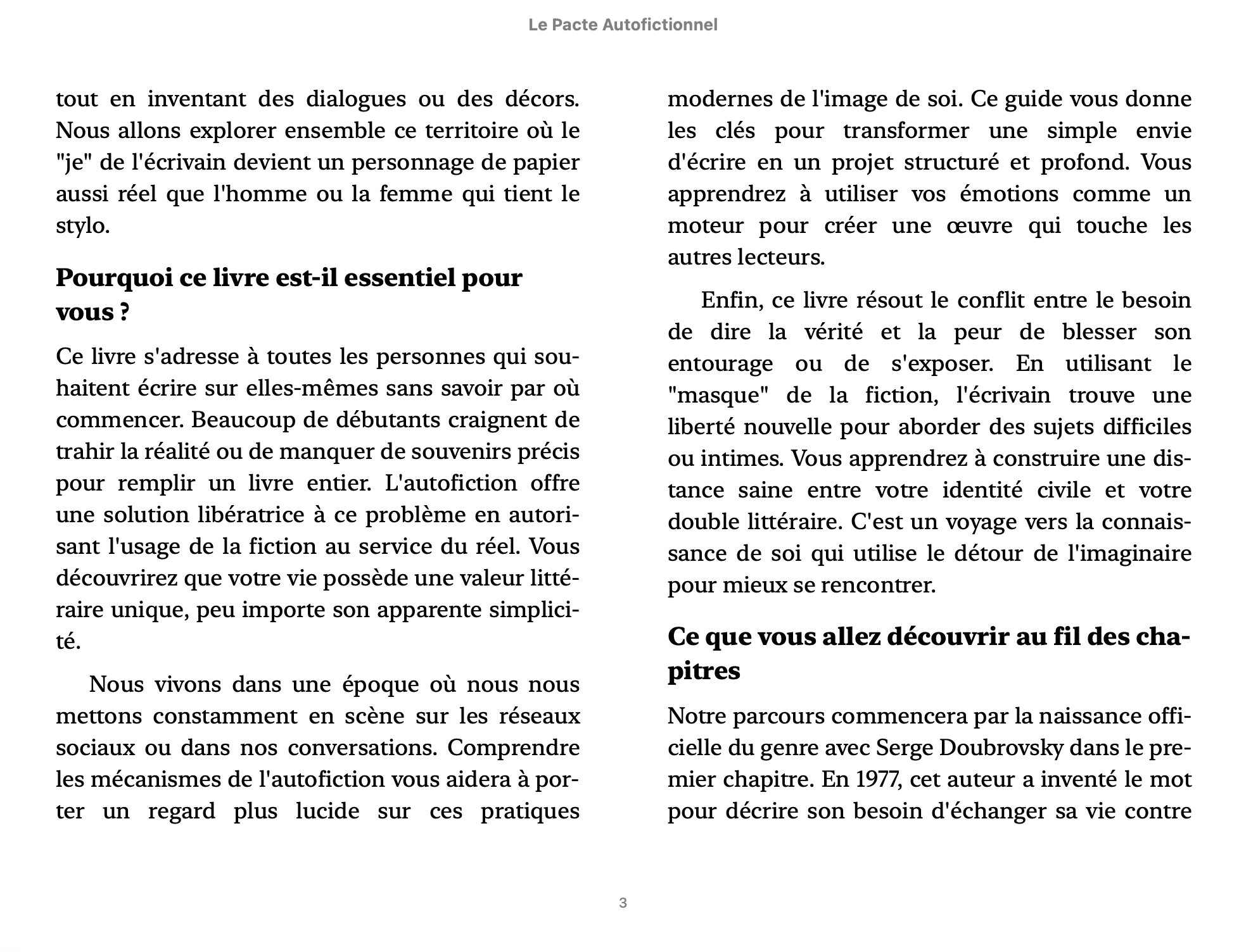 Le pacte autofictionnel : Vérité sous contrat (Écrire sa Légende)