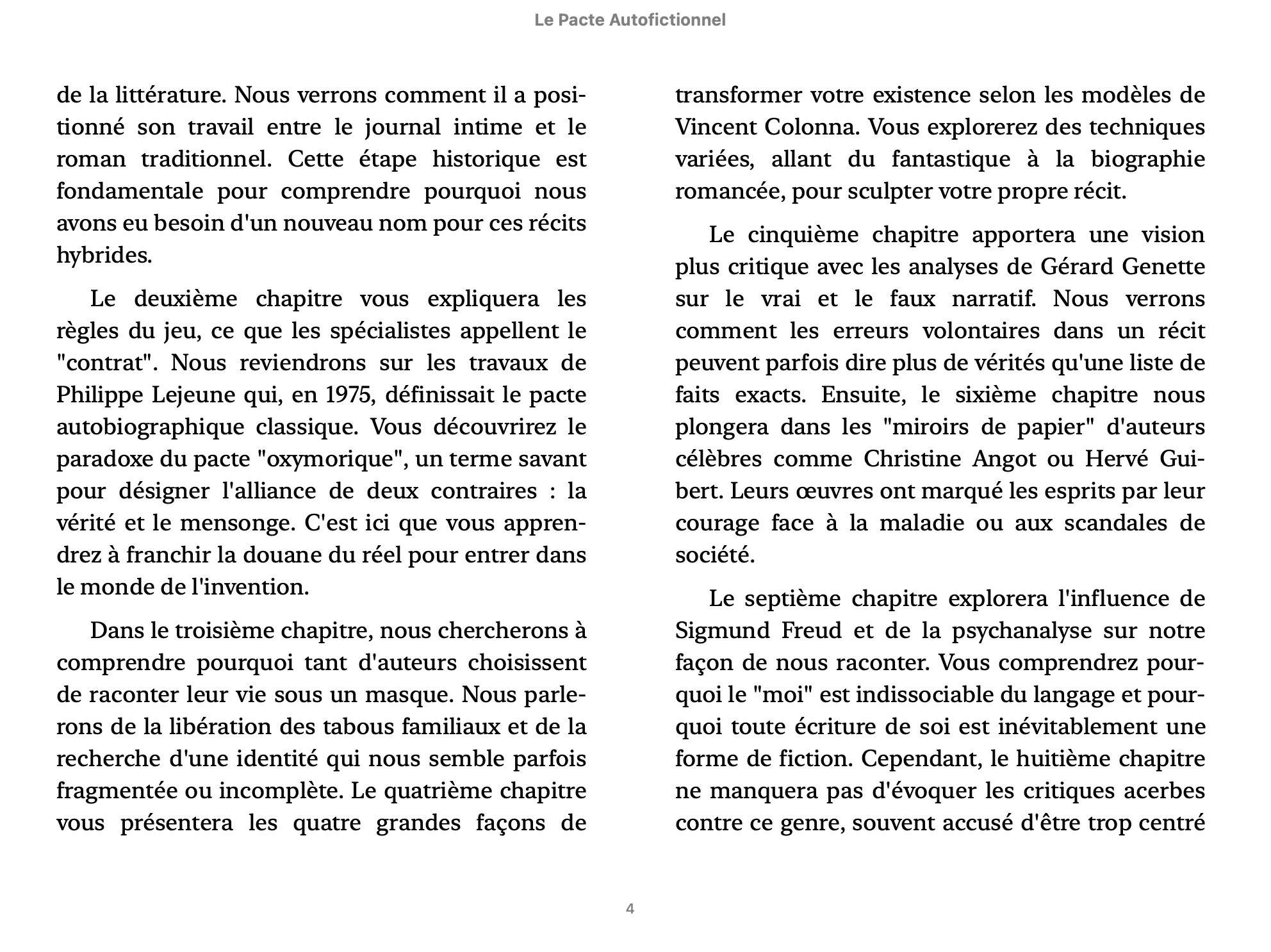 Le pacte autofictionnel : Vérité sous contrat (Écrire sa Légende)