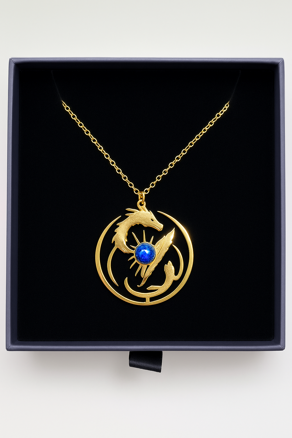 Pendentif PREMIUM — Arkan, le dragon protecteur — I Am My Own Legend