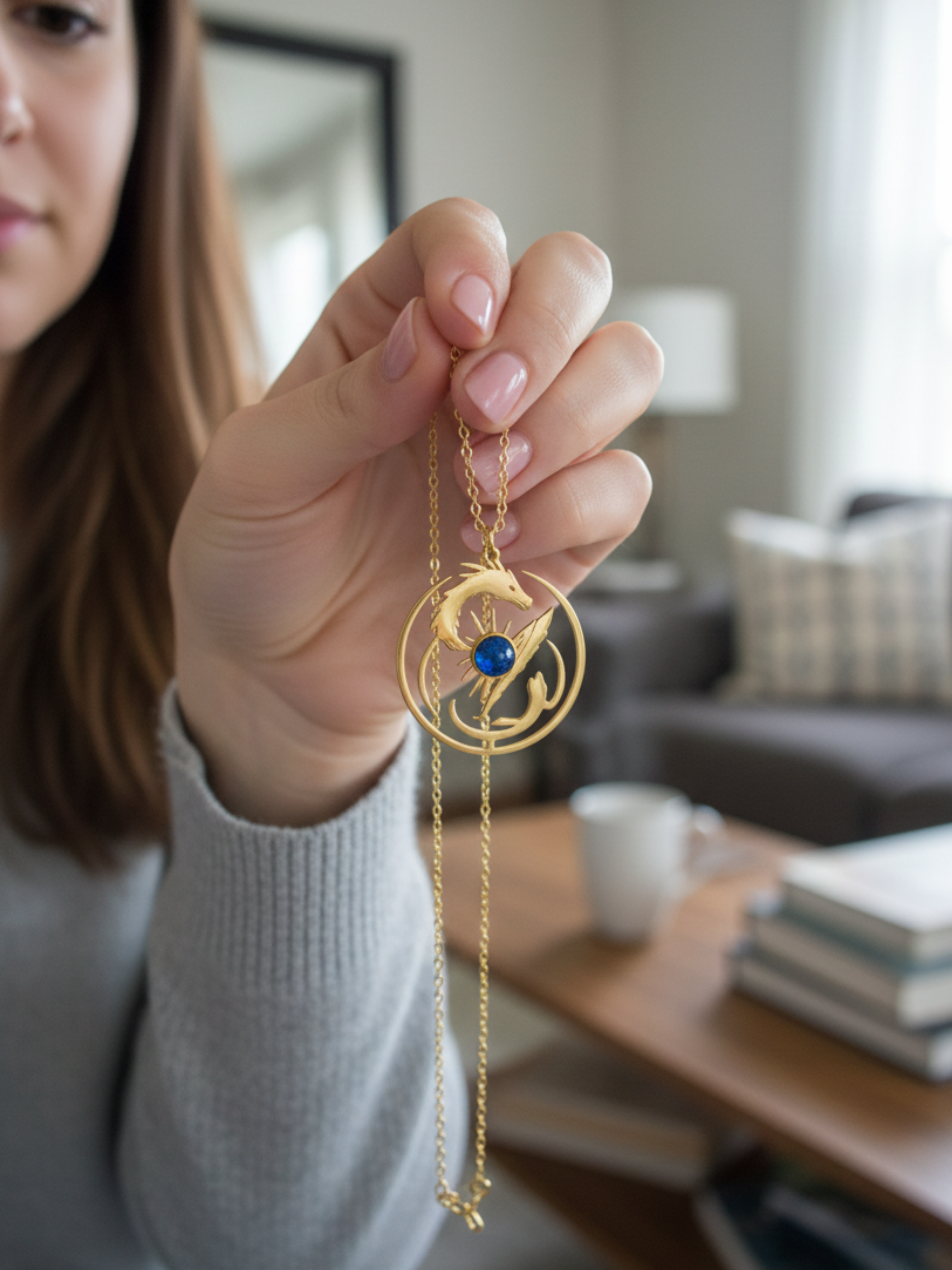 Pendentif PREMIUM — Arkan, le dragon protecteur — I Am My Own Legend