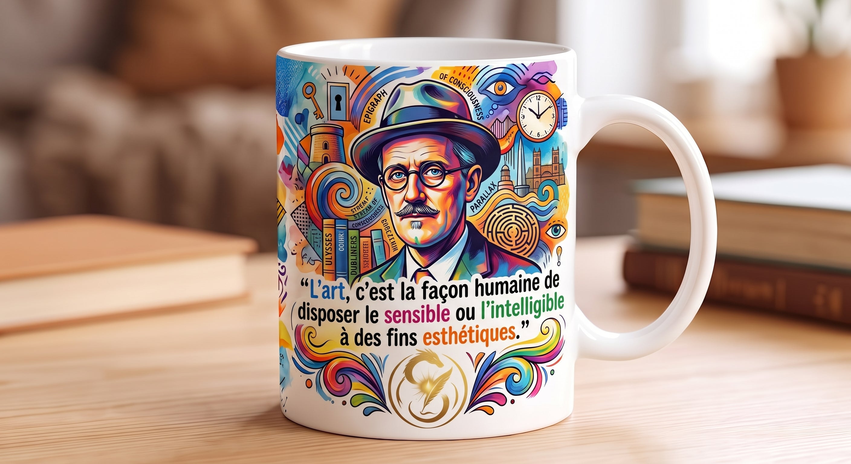Mug Céramique — Collection « Les Grandes Voix de la Pensée »